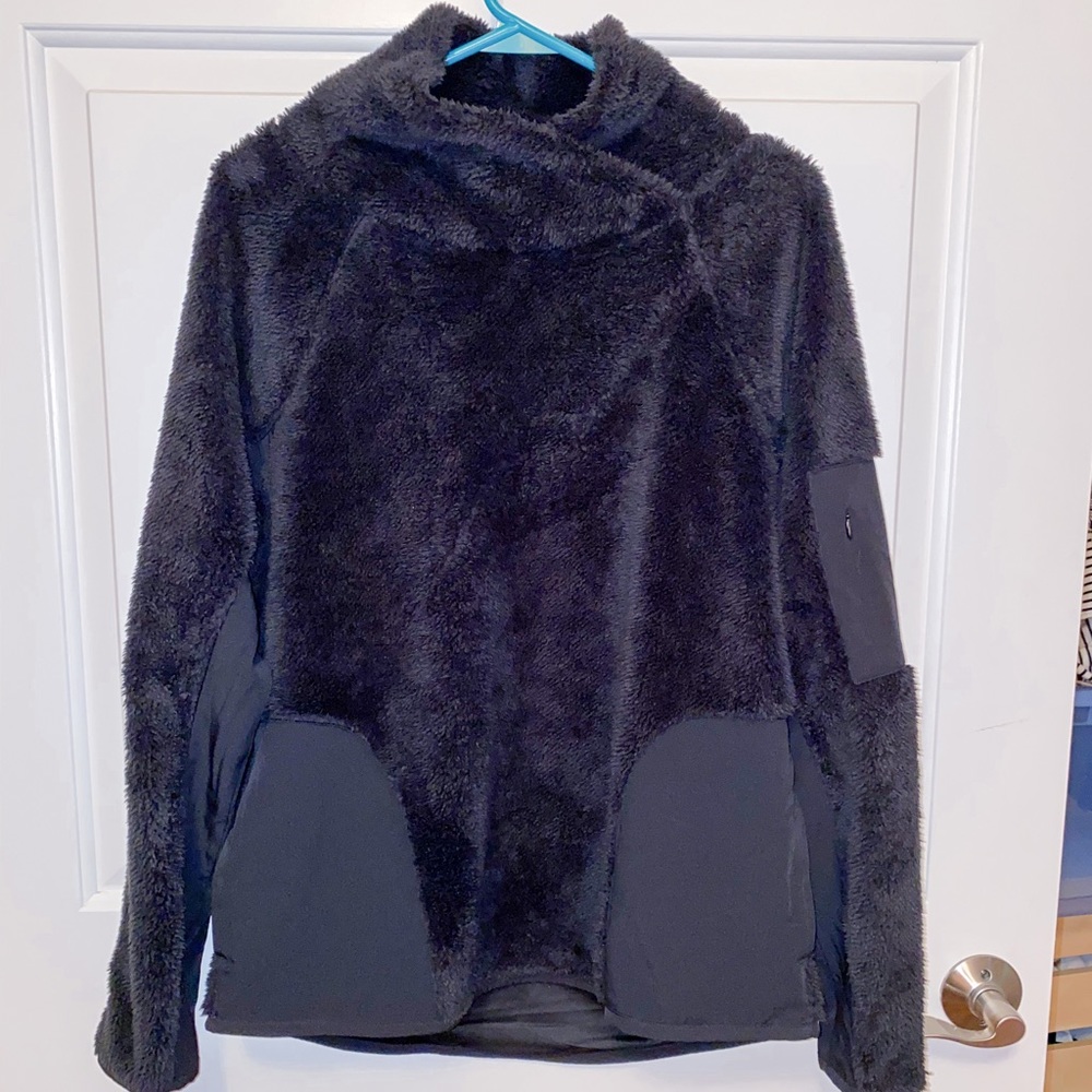 Black fuzzy pullover!